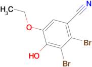 2,3-dibromo-5-ethoxy-4-hydroxybenzonitrile