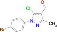 1-(4-bromophenyl)-5-chloro-3-methyl-1H-pyrazole-4-carbaldehyde