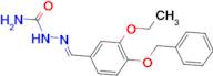 4-(benzyloxy)-3-ethoxybenzaldehyde semicarbazone