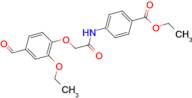 ethyl 4-{[(2-ethoxy-4-formylphenoxy)acetyl]amino}benzoate