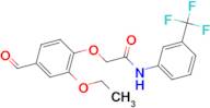 2-(2-ethoxy-4-formylphenoxy)-N-[3-(trifluoromethyl)phenyl]acetamide