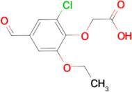 (2-chloro-6-ethoxy-4-formylphenoxy)acetic acid