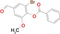 2-bromo-4-formyl-6-methoxyphenyl benzoate