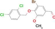 3-bromo-4-[(2,4-dichlorobenzyl)oxy]-5-methoxybenzaldehyde