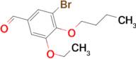 3-bromo-4-butoxy-5-ethoxybenzaldehyde