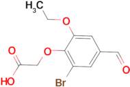 (2-bromo-6-ethoxy-4-formylphenoxy)acetic acid