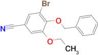 4-(benzyloxy)-3-bromo-5-ethoxybenzonitrile