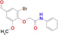 2-(2-bromo-4-formyl-6-methoxyphenoxy)-N-phenylacetamide