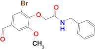 N-benzyl-2-(2-bromo-4-formyl-6-methoxyphenoxy)acetamide