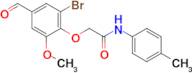 2-(2-bromo-4-formyl-6-methoxyphenoxy)-N-(4-methylphenyl)acetamide