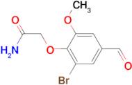 2-(2-bromo-4-formyl-6-methoxyphenoxy)acetamide