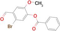 5-bromo-4-formyl-2-methoxyphenyl benzoate