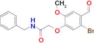 N-benzyl-2-(5-bromo-4-formyl-2-methoxyphenoxy)acetamide