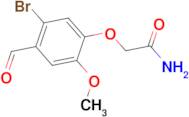 2-(5-bromo-4-formyl-2-methoxyphenoxy)acetamide