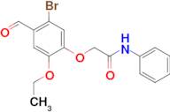 2-(5-bromo-2-ethoxy-4-formylphenoxy)-N-phenylacetamide