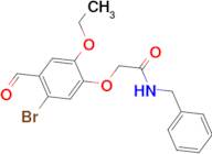 N-benzyl-2-(5-bromo-2-ethoxy-4-formylphenoxy)acetamide