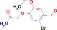 2-(5-bromo-2-ethoxy-4-formylphenoxy)acetamide