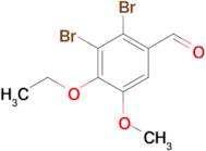 2,3-dibromo-4-ethoxy-5-methoxybenzaldehyde