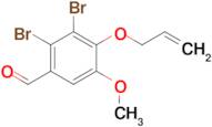 4-(allyloxy)-2,3-dibromo-5-methoxybenzaldehyde