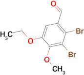 2,3-dibromo-5-ethoxy-4-methoxybenzaldehyde