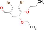 2,3-dibromo-5-ethoxy-4-propoxybenzaldehyde