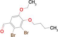 2,3-dibromo-4-butoxy-5-ethoxybenzaldehyde