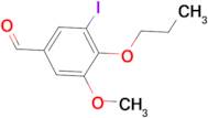 3-iodo-5-methoxy-4-propoxybenzaldehyde