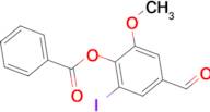 4-formyl-2-iodo-6-methoxyphenyl benzoate