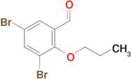 3,5-dibromo-2-propoxybenzaldehyde