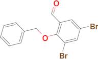 2-(benzyloxy)-3,5-dibromobenzaldehyde