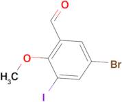 5-bromo-3-iodo-2-methoxybenzaldehyde