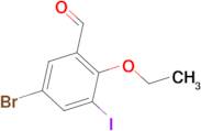 5-bromo-2-ethoxy-3-iodobenzaldehyde