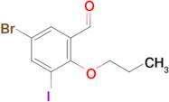 5-bromo-3-iodo-2-propoxybenzaldehyde