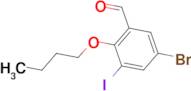 5-bromo-2-butoxy-3-iodobenzaldehyde