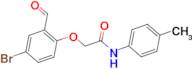 2-(4-bromo-2-formylphenoxy)-N-(4-methylphenyl)acetamide