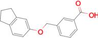 3-[(2,3-dihydro-1H-inden-5-yloxy)methyl]benzoic acid