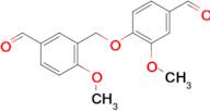 4-[(5-formyl-2-methoxybenzyl)oxy]-3-methoxybenzaldehyde