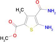 methyl 5-amino-4-(aminocarbonyl)-3-methylthiophene-2-carboxylate