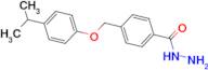 4-[(4-isopropylphenoxy)methyl]benzohydrazide