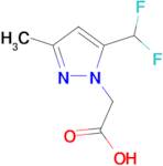 [5-(difluoromethyl)-3-methyl-1H-pyrazol-1-yl]acetic acid