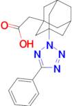 [3-(5-phenyl-2H-tetraazol-2-yl)-1-adamantyl]acetic acid