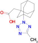 [3-(5-methyl-2H-tetraazol-2-yl)-1-adamantyl]acetic acid