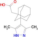 [3-(3,5-dimethyl-1H-pyrazol-4-yl)-1-adamantyl]acetic acid