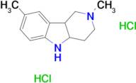 2,8-dimethyl-2,3,4,4a,5,9b-hexahydro-1H-pyrido[4,3-b]indole