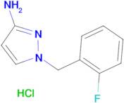 1-(2-fluorobenzyl)-1H-pyrazol-3-amine hydrochloride