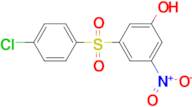 3-[(4-chlorophenyl)sulfonyl]-5-nitrophenol