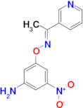 (1E)-1-pyridin-3-ylethanone O-(3-amino-5-nitrophenyl)oxime