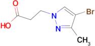 3-(4-bromo-3-methyl-1H-pyrazol-1-yl)propanoic acid