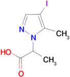 2-(4-iodo-5-methyl-1H-pyrazol-1-yl)propanoic acid