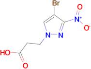 3-(4-bromo-3-nitro-1H-pyrazol-1-yl)propanoic acid